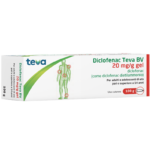 DICLOFENAC TEVA*GEL 60G 20MG/G