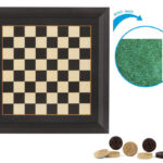 DAL NEGRO - DAMIERA COMPLETA IN CILIEGIO CON CORNICE