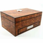 LUBINSKI - Humidor per sigari in Radica Olmo