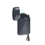 EASY TORCH - ACCENDINO DESIGN IN CARBONIO 3 FIAMMA JET FLAME - immagine 2