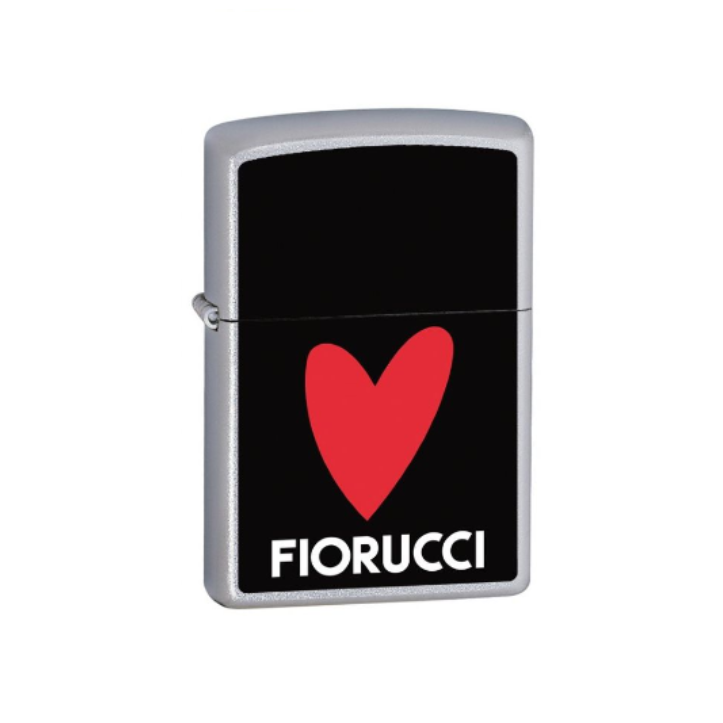 FIORUCCI CUORE ZIPPO - ACCENDINO FIORUCCI, CUORE - immagine 1