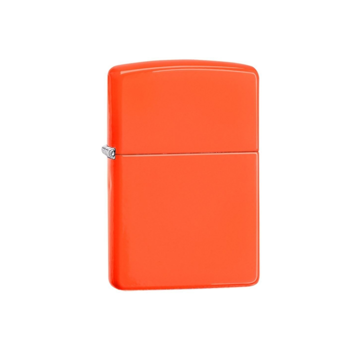 fluo aracio ZIPPO - ACCENDINO ARANCIO NEON FLUO - immagine 1