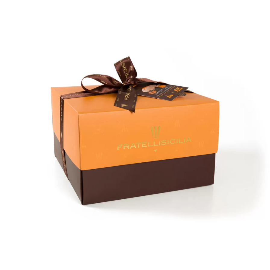 Panettone con vasetto mandarino3 Panettone artigianale + vasetto crema di mandarino - Fratelli Sicilia - immagine 1
