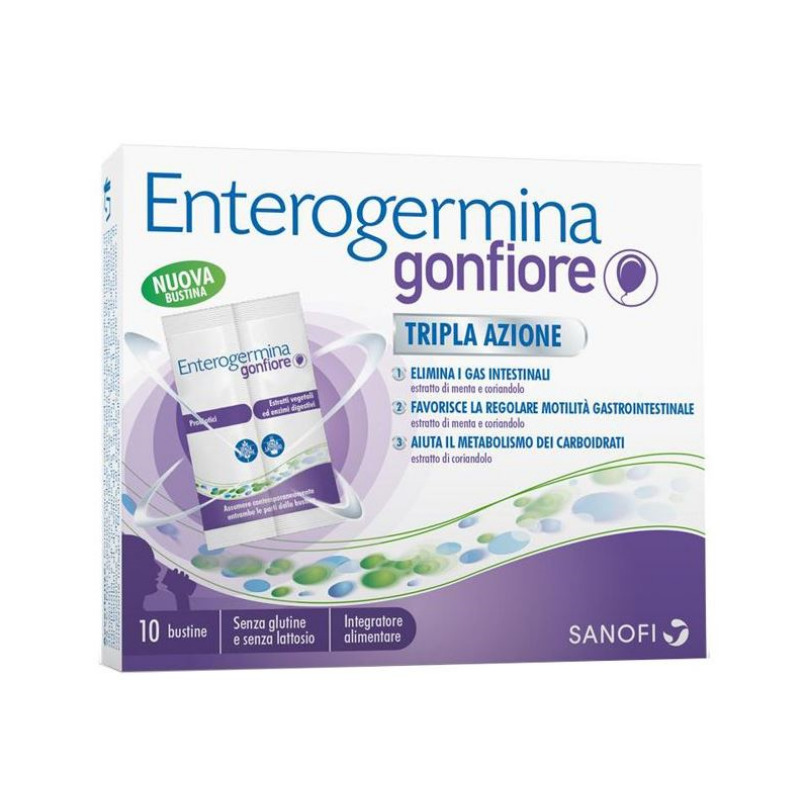 ENTEROGERMINA GONFIORE 10BUST ENTEROGERMINA GONFIORE 10BUST - immagine 1