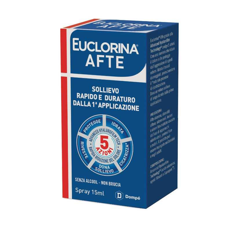 EUCLORINA AFTE SPRAY 15ML EUCLORINA AFTE SPRAY 15ML - immagine 1