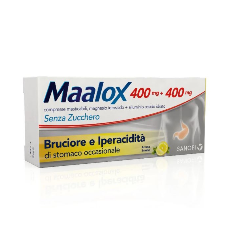 MAALOX SZ 30CPR LIMO400+400MG MAALOX*S/Z 30CPR LIMO400+400MG - immagine 1