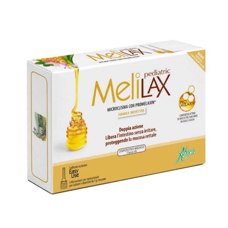 MELILAX PEDIATRIC 6 MICROCLISMI MELILAX PEDIATRIC 6 MICROCLISMI - immagine 1
