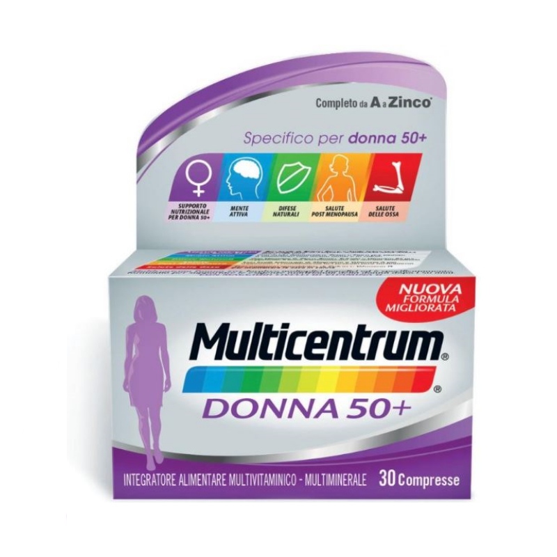MULTICENTRUM DONNA 50+ 30CPR MULTICENTRUM DONNA 50+ 30CPR - immagine 1