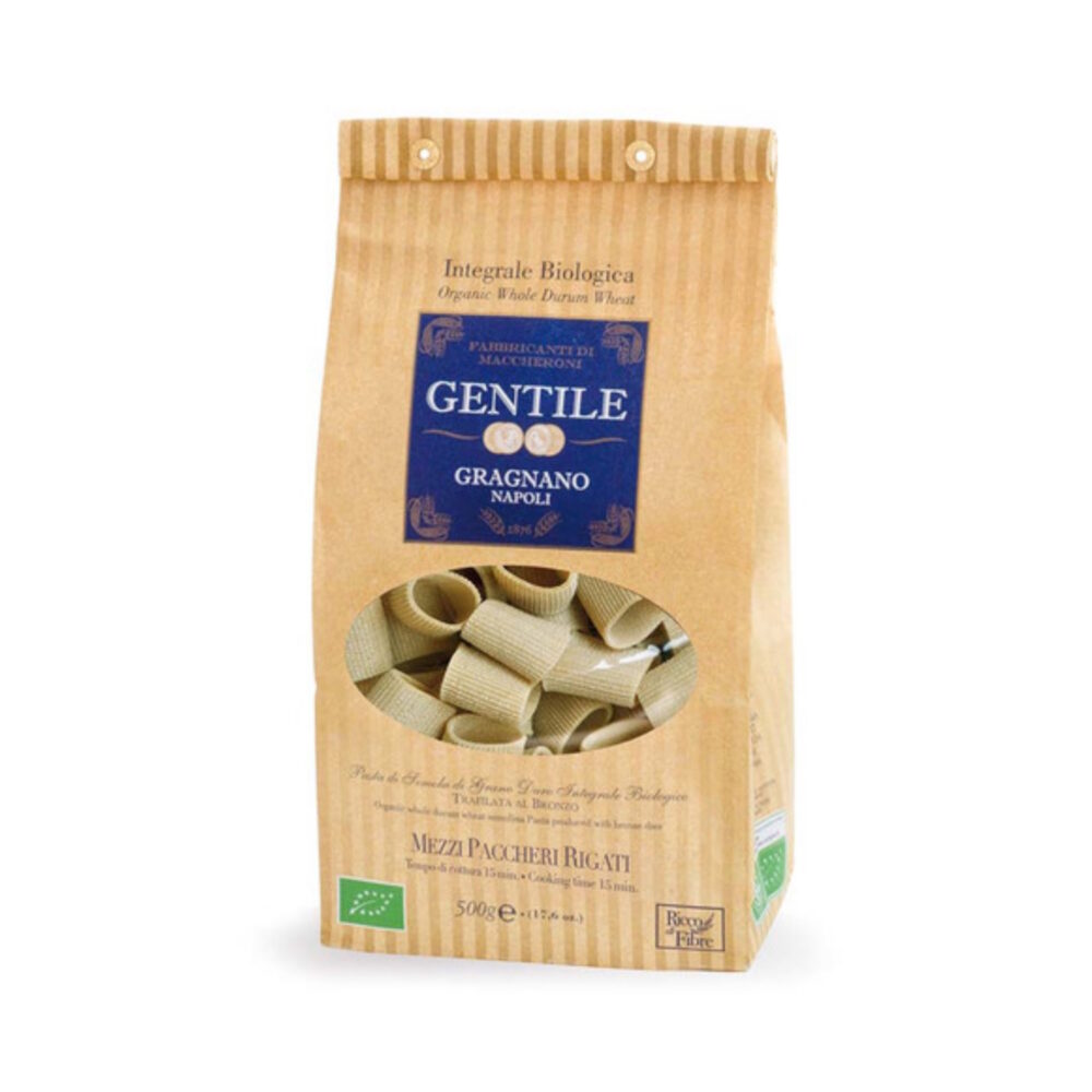 Mezzi Paccheri Integrali BIO - Pasta Gentile