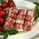 Involtini di maiale grasso e magro