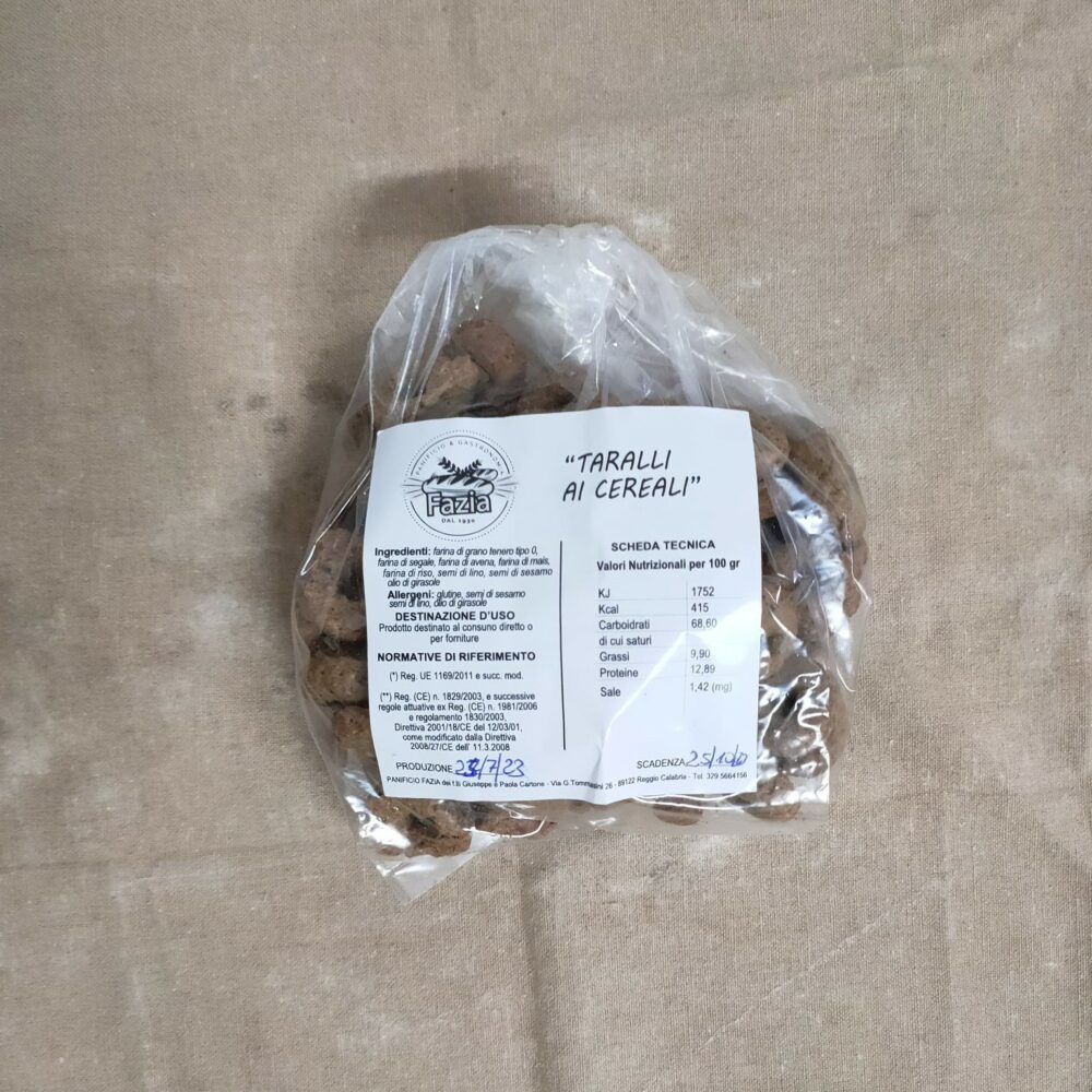 TARALLI AI CEREALI Taralli ai cereali - immagine 1