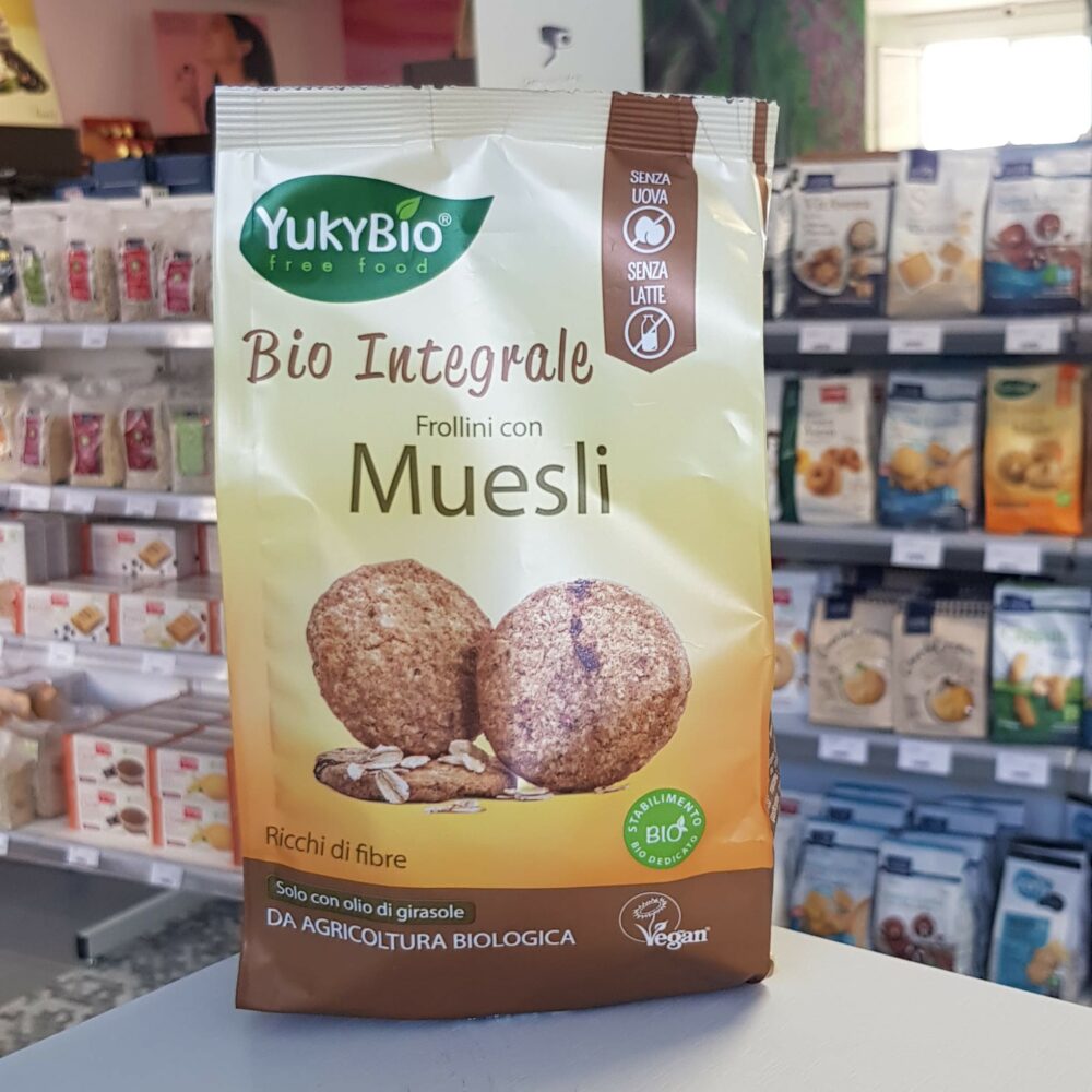 Biscotti di Farro Integrale con Muesli Biscotti di Farro Integrale con Muesli BIO - Yukybio, Sottolestelle - immagine 1