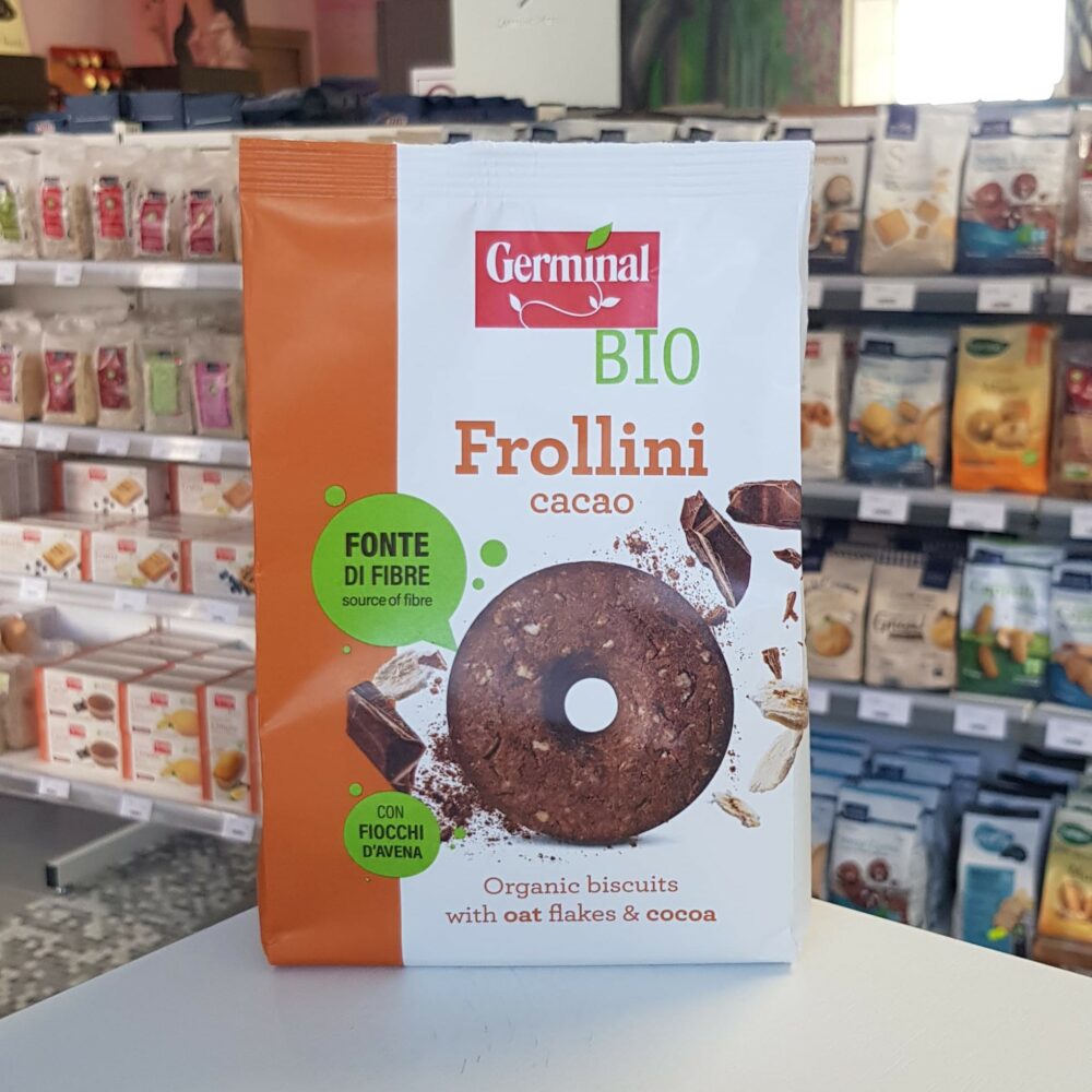 Frollini Cacao con Fiocchi d'avena - Germinal BIO Frollini Cacao con Fiocchi d'avena - Germinal BIO - immagine 1